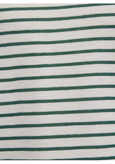 Mavi M0613157-71930 Çizgili Uzun Kollu Tişört Erkek T-shirt Yeşil