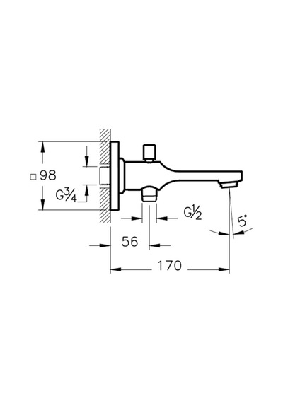 Artema Suit L A4248926 El Duşlu Çıkış Ucu Bakır