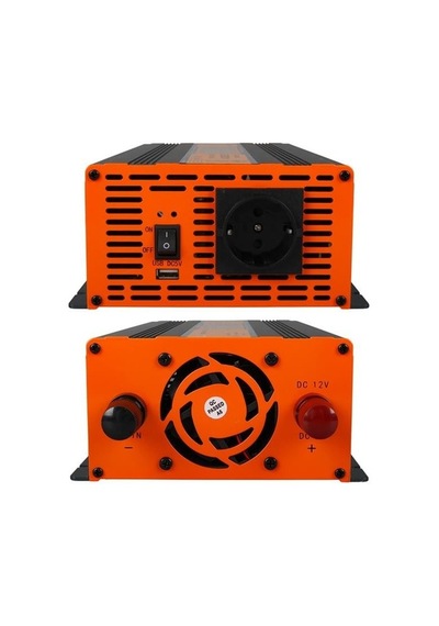 Powermaster 12 V Volt 2000 W Watt Modifiye Sinüs Led Ekranlı Power İnverter