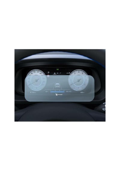 Hyundai İ20 Uyumlu 10.25 İnç Araç Ekran Koruyucu Dijital Gösterge Nano 9h Kırılmaz Şeffaf
