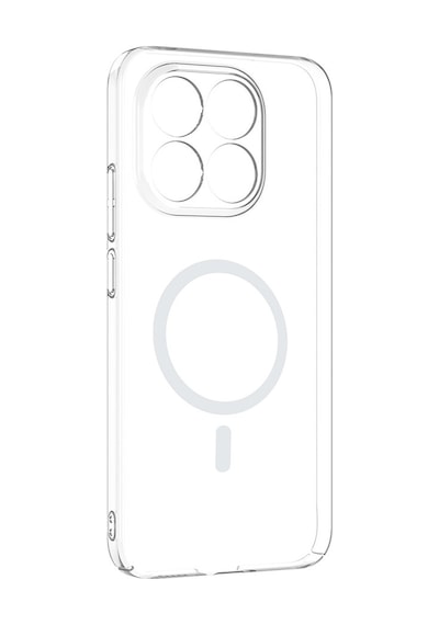 Vendas Xiaomi 15t Kamera Korumalı M-safe Şarj Özellikli Şeffaf Zore London Sert Pc Kapak + Hayalet Ekran Koruyucu Şeffaf