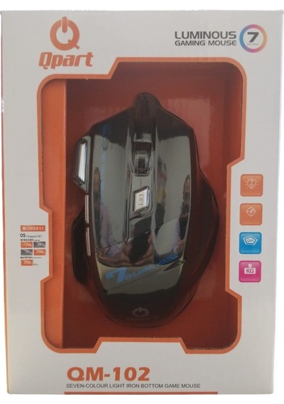 Qpart QM-102 USB Rainbow Optik Mouse
