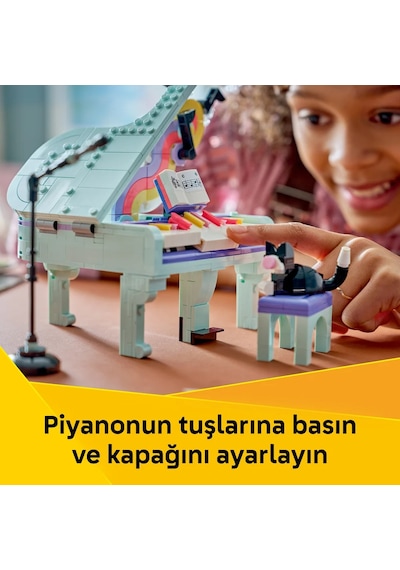 LEGO® Creator 3’ü 1 Arada Müzikal Dekor Kedili Piyano 31392 - 9 Yaş Üzeri için Aksesuarlar İçeren Oyuncak Yapım Seti (485 Parça)