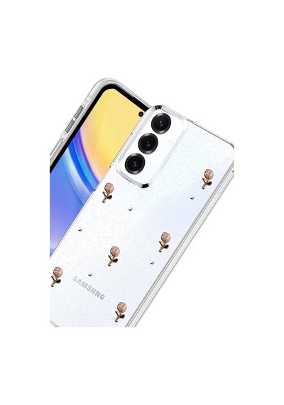 Newface - 4 - Samsung Galaxy Uyumlu A15 4g Fiyonk Desenli Kapak - - Glblseme - Desen 6 Diğer