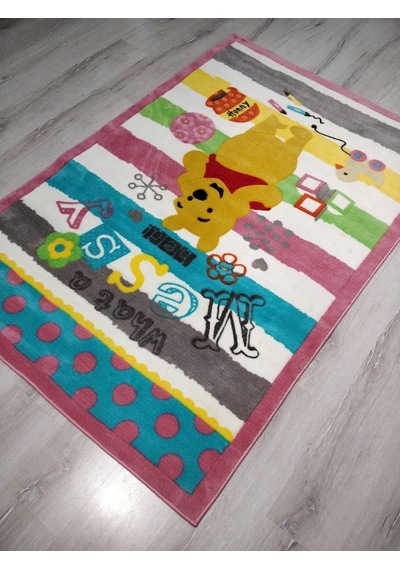 Disney Halı Çocuk Odası Halısı D200 Winnie 120X180 Cm