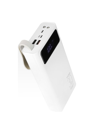 Powerway TX30 Beyaz 30.000 mAh Led Işıklı Powerbank