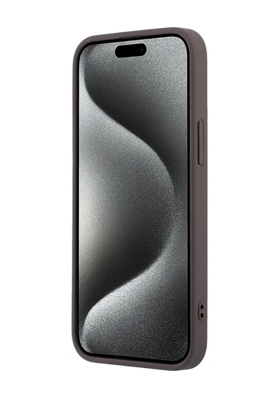 İphone 15 Pro Max Uyumlu Kılıf Guess Lisanslı M-safe Kabartmalı 4g Desenli Yazı Logolu Kapak Kahvere Kahverengi İphone 15 Pro Max Uyumlu Kılıf Guess Lisanslı M-safe Kabartmalı 4g Desenli Yazı Logolu Kapak Kahvere Kahverengi