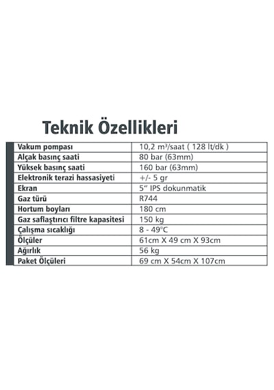 Elci EKM 744 Klima Gaz Dolum Cihazı
