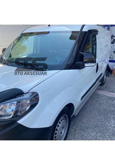 Fiat Doblo Batman Yarasa Ayna Kapağı Piona Black 2009 - 2022 Arası Kasalara Uyumlu 2 Adet D3 - D4