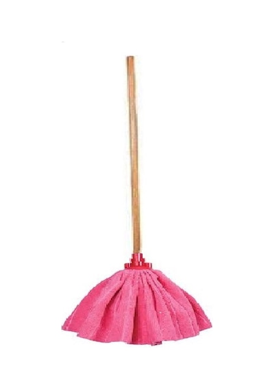 Suff Medium Mikrofiber Havlu Paspas Mop Ucu Ve Ahşap Sapı Takım