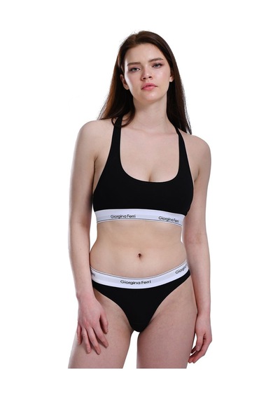 Likralı 6'lı Kutu Premium Günlük Kullanıma Uygun Yazılı Slip Külot Diana Siyah
