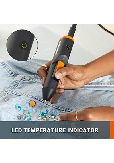 Wx746.9 Makerx 20v Profesyonel Sıcak Mum Silikon Tabancası + 10 Silikon