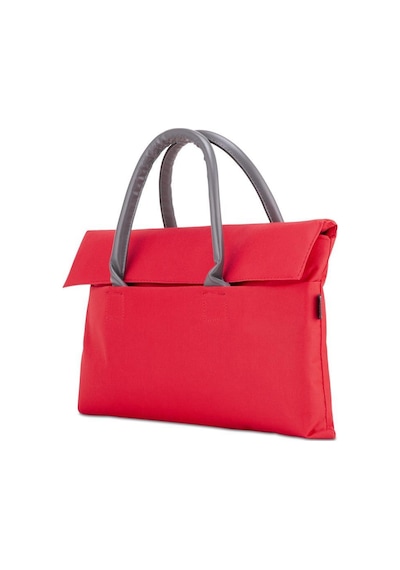 Classone Byn-el002 Wtxpro Su Geçirmez Kumaş 13-14 İnch Bayan Laptop, Notebook, Apple Uyumlu MacBook Air El Çantası- Tote Bag - Kırmızı