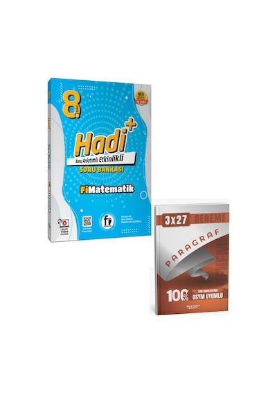 Fi 2027 8. Sınıf Hadi+ Matematik Konu Etkinlikli Soru Bankası+ Anla Kazan Paragraf