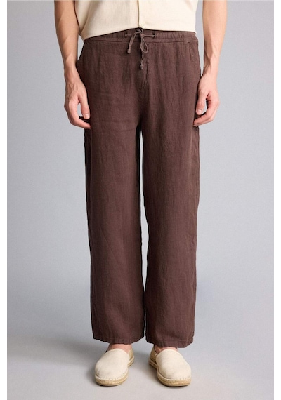 Defacto Premium Wide Leg Pantolon G0855ax26smbn470 Kahve-bn470