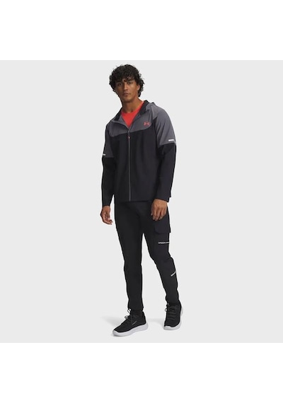 Under Armour Tech Utility Woven Erkek Siyah Polo Yaka Tişört