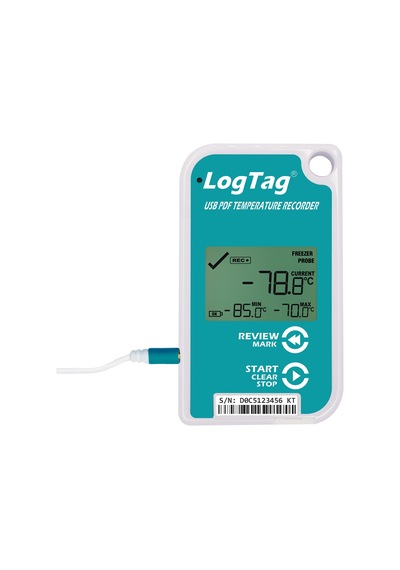 Logtag Trel30-16u Çok Kullanımlık Ultra Düşük Sıcaklık Kayıt Cihazı -90/+40 Usb