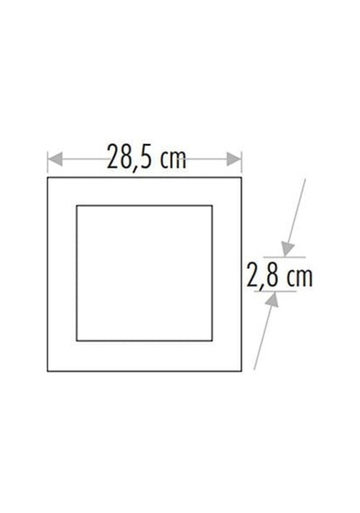 Cata Ct-5274 6400k Beyaz 30w Alüminyum Kasa Kare Sıva Üstü 30x30 Led Panel -