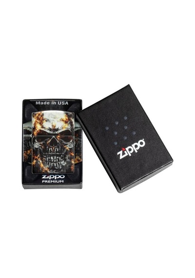 Zippo Çakmak 49913-105738 Smokey Skulls Design