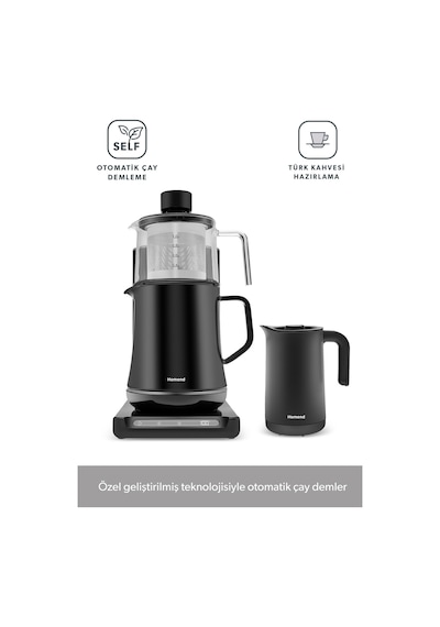 Homend Smart Royaltea Plus 2 In 1 Otomatik Çay Ve Türk Kahve Makinesi Wifi