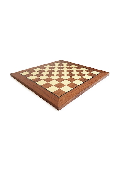 El Yapımı Ahşap Satranç Tablası Gül 50x50cm