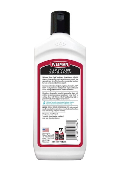Weiman Cam Setüstü Ocak Temizleyici Ve Cila 425 G