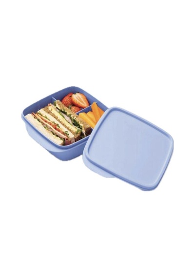 Eco 2li 550 Ml Bölmeli Beslenme Set Mavi