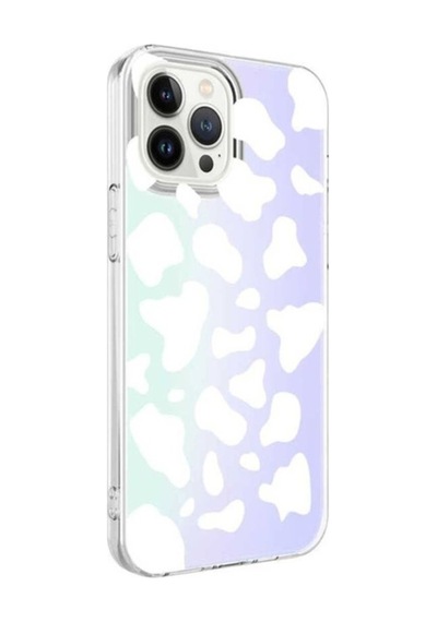 Apple Uyumlu iPhone 13 Pro Kılıf Zore M-blue Desenli Kapak Cow No2