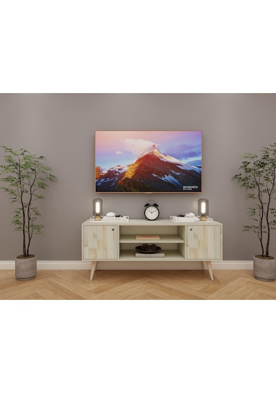 Nehir Ahşap Ladin Tv Ünitesi Nehir Ahşap Ladin Tv Ünitesi