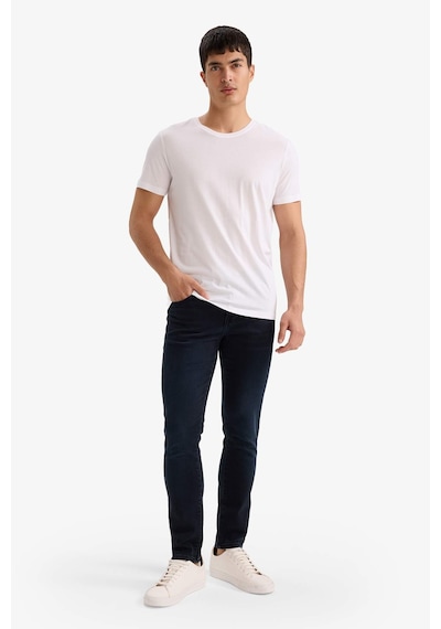 Defacto Pedro Slim Fit Dar Kalıp Normal Bel Dar Paça Jean Pantolon G3229ax25aunm83 İndigo-nm83