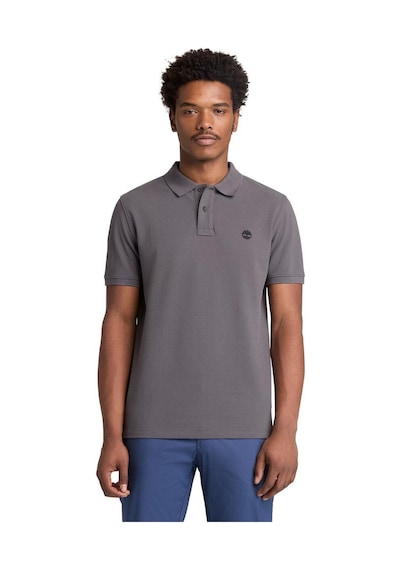 Timberland Mıllers Rıver Pique Short Sleeve Polo Erkek Tişört Tb0a6vdpw081 Gri