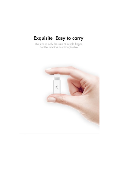 Otg Micro Usb To Apple Uyumlu iPhone Lightining Çevirici Dönüştürücü Adaptör