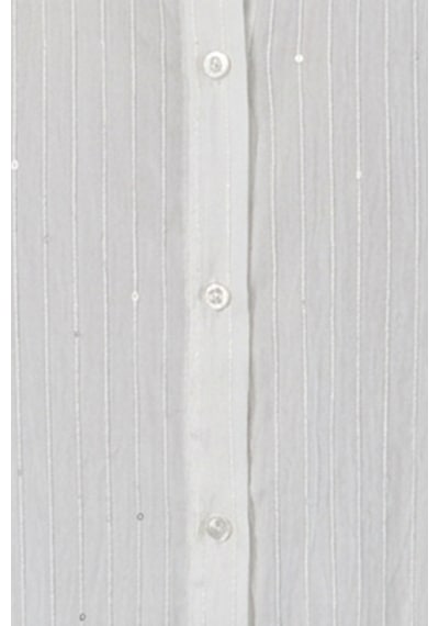 Bigdart 3900 Oversize Uzun Basic Gömlek - B.beyaz