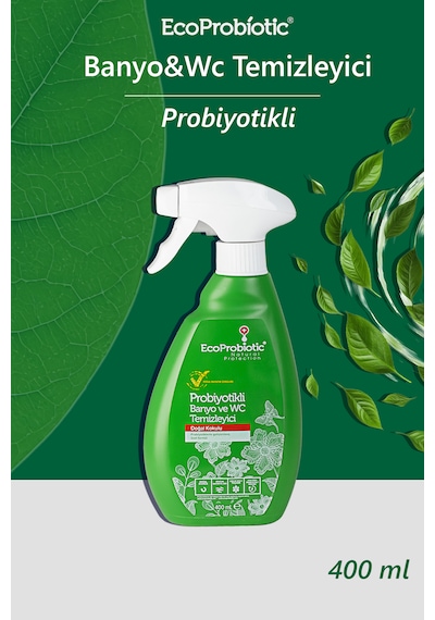 Probiyotikli Banyo Ve Tuvalet Temizleyici Sprey 400 Ml - Kötü Koku Önleyici Tekli