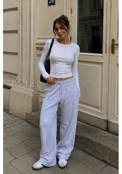 Madmext Karmelanj Stoperli Barrel Fit Kadın Eşofman Altı Mg2840