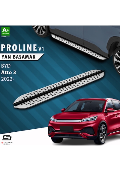 S-dizayn Byd Atto 3 Oem Still Pro V1 Aluminyum Yan Basamak 183 Cm 2022 Üzeri