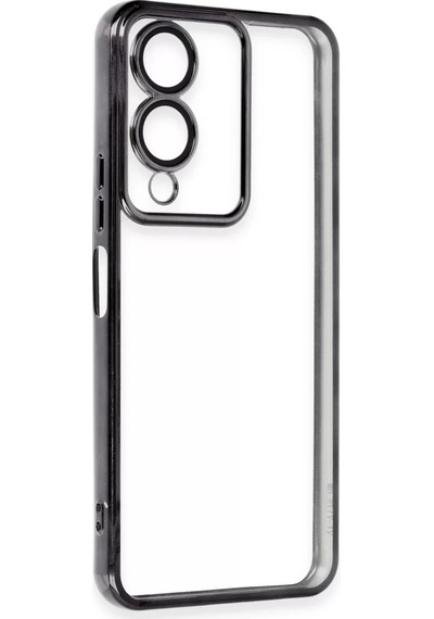 Newface Vivo Y17s Kılıf Razer Lensli Silikon - Siyah