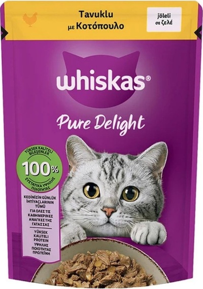 Jöle İçinde Tavuklu Yetişkin Kedi Konservesi 85 Gr