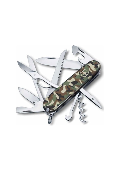 Victorinox 1.3713.94 Kamuflajlı Huntsman Kamp  Çakı Çok Renkli