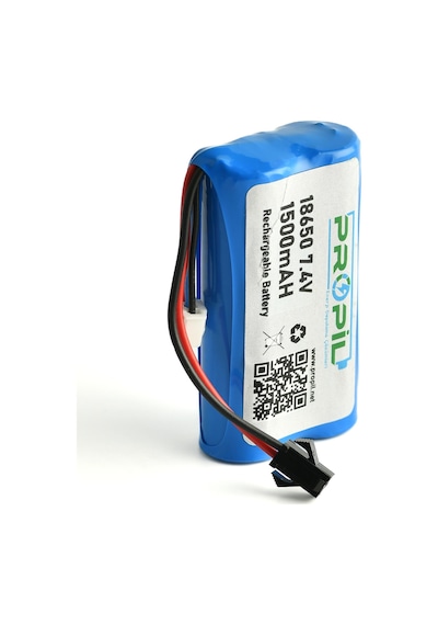 Propil 7.4v 1500mah 18650 Li-on Siyah Soketli Oyuncak Pili Sp2p Soket