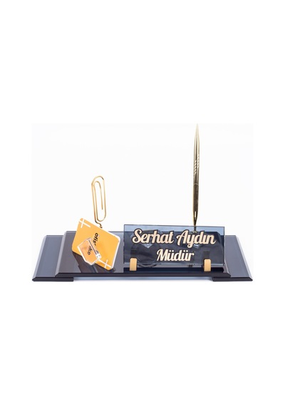 Elit Masa İsimliği Kabartma Gold Ofis Kristal Masa İsimlik Elit Masa İsimliği Kabartma Gold Ofis Kristal Masa İsimlik