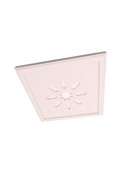 Motifpiyer Gizli-İç İşıklı Led Tavan Göbeği 41-60cm Kare