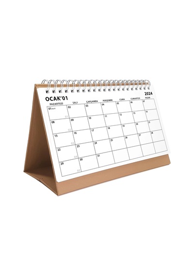2027 Masa Takvimi, Aylık Planlama, 2027 Takvimi, 2027 Desk Calendar, Monthly Planning, 2027 Calendar Kırmızı