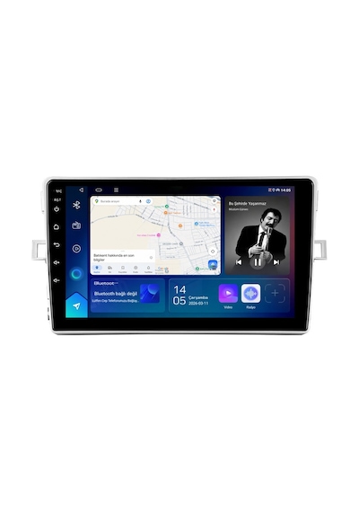 Toyota Verso Android Multimedya 2009-2017 Carplay Android Auto Navigasyon Kameralı 4gb Ram 32gb 9"