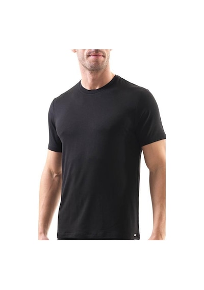 Blackspade 9306 Erkek Silver Sıfır Yaka Kısa Kol Siyah T-Shirt