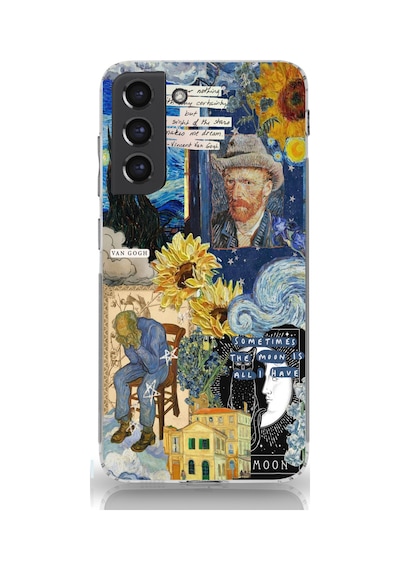 Samsung Galaxy Uyumlu S21 Silikon Desen044 Çok Renkli