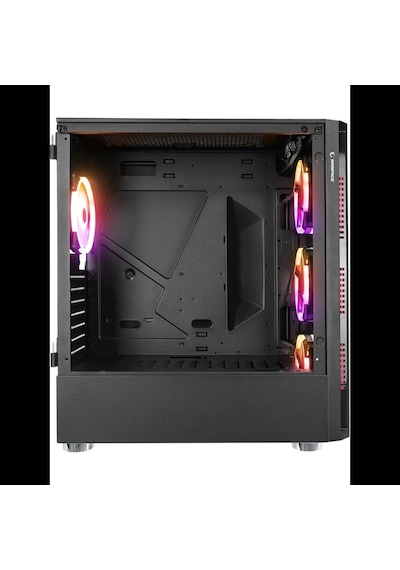Rampage X-horse 850w 80+ 4 12cm Argb Fan+kontrolcü Manyetik Temperli Camlı Mid-t Gaming Oyuncu Kasas