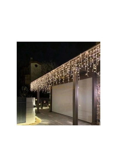 Herşeytrend 3m 100 Led Çakarlı Ip65 Dış Mekan Saçak Perde Çok Renkli