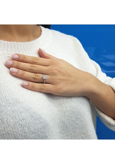 Lova 0,30 Karat Baget Pırlanta Yüzük - 1020396