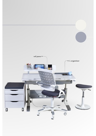Creo Mobili Yükseklik Ve Eğim Ayarlı, Sirius Premium Bilgisayar Ve Çalışma Masası Takımı Ekru/gri Gri Creo Mobili Yükseklik Ve Eğim Ayarlı, Sirius Premium Bilgisayar Ve Çalışma Masası Takımı Ekru/gri Gri